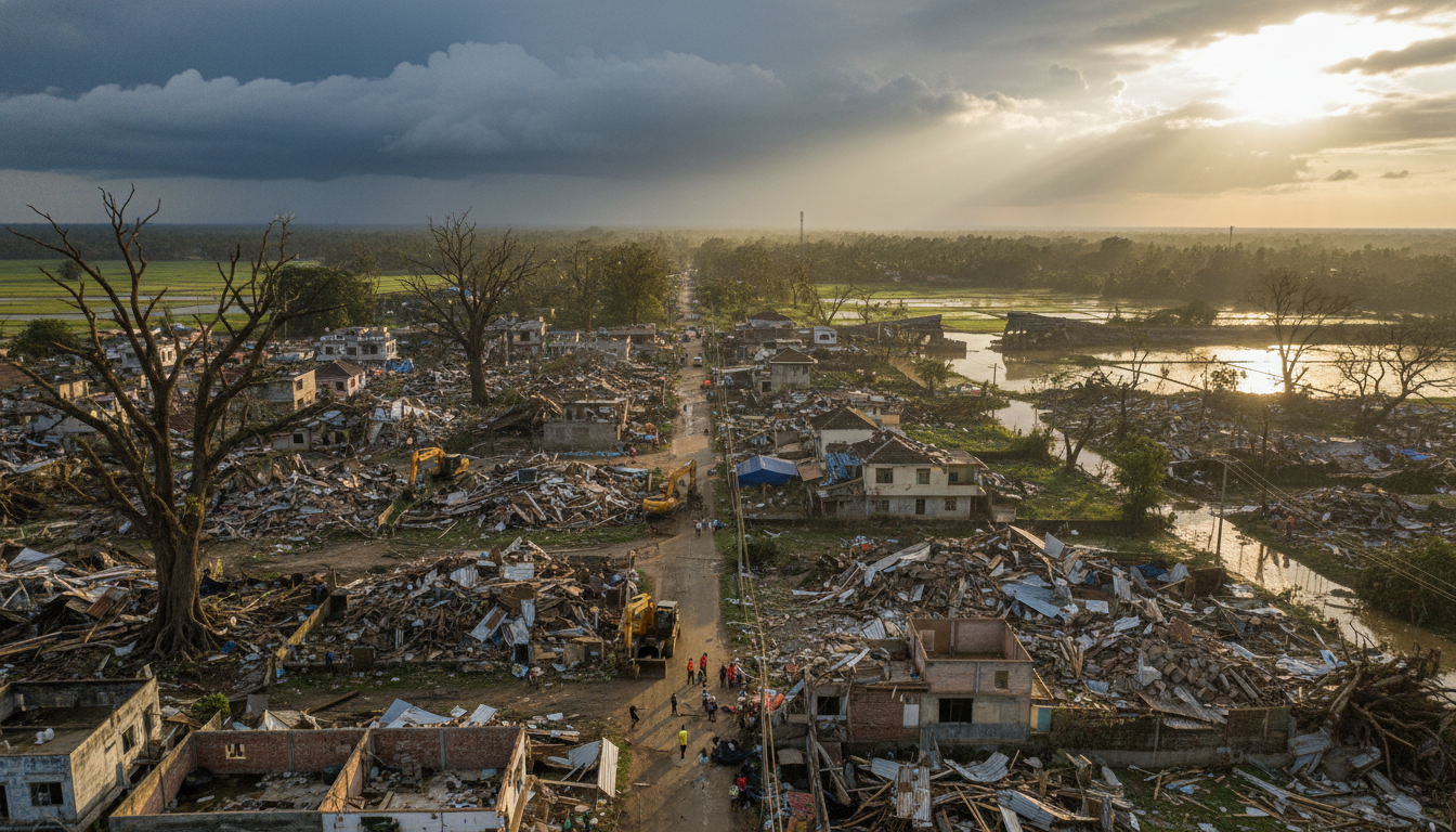 Cyclone Ditwah Damage Estimated in Billions as Rebuilding Begins