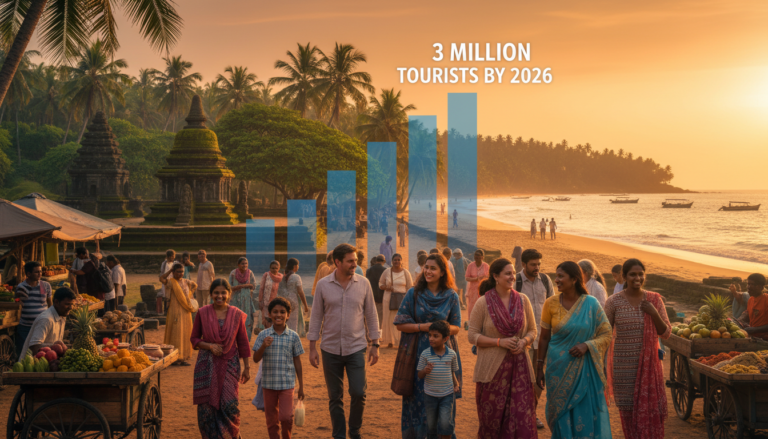 Sri Lanka Targets 3 Million Tourists in 2026 After Record Year