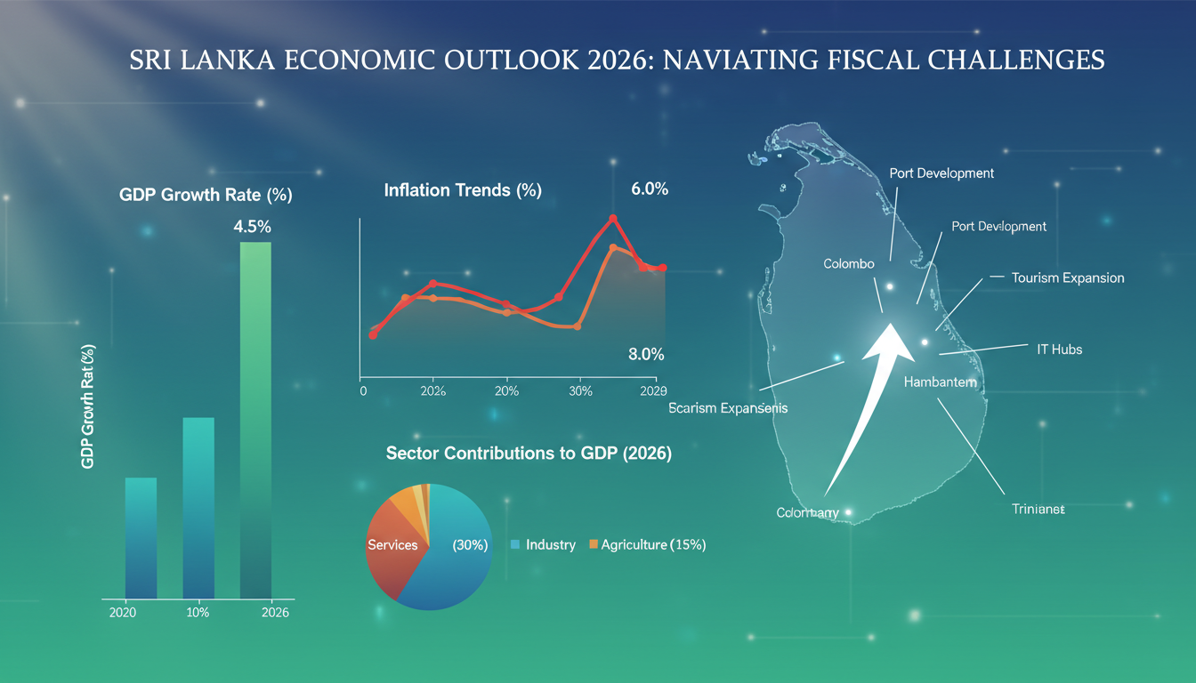 Sri Lanka Targets Stronger Growth in 2026 Despite Fiscal Challenges