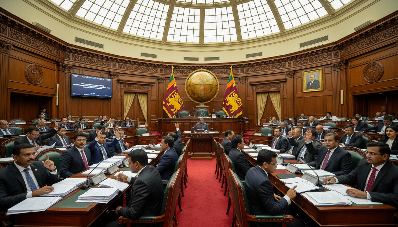Sri Lankan Lawmakers Scrap Parliamentary Pensions in Major Reform
