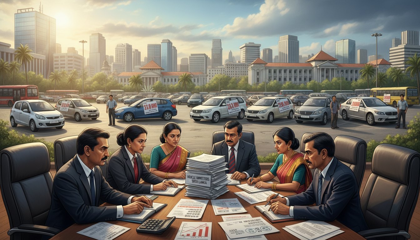 Vehicle Import Taxes Push Car Prices Higher in Sri Lanka